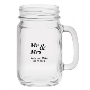 Custom Mason Jar - As Low as $2.75 - Free Setup